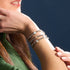 Nebelige Wiese | Silber | Kleeblatt-Essenz-Armband